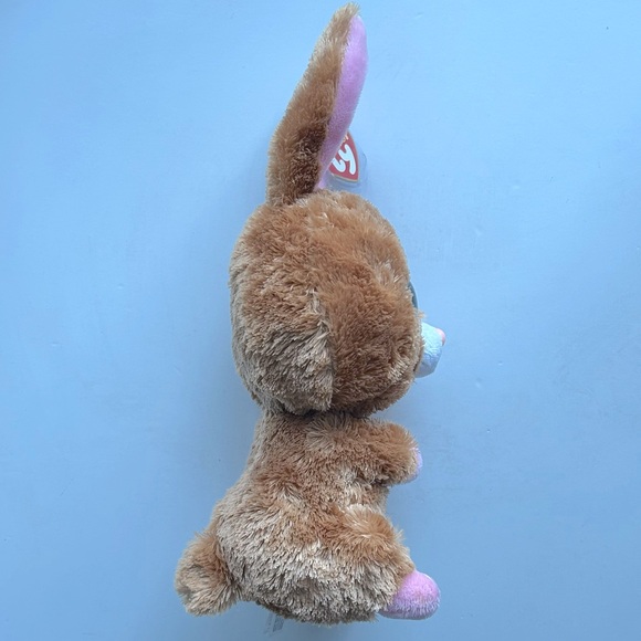 Ty Beanie Boos Buddies Collection RETIRED Hopson the Bunny Rabbit Medium Plush - Picture 5 of 8